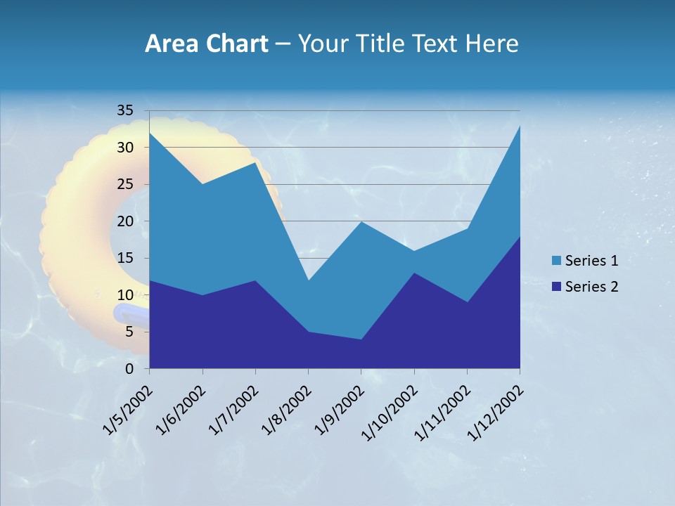 Greeting Card Water Park Fourth Of July PowerPoint Template
