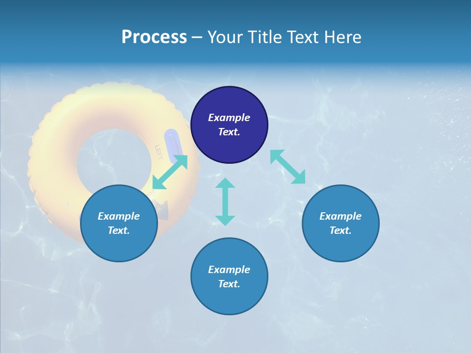 Greeting Card Water Park Fourth Of July PowerPoint Template