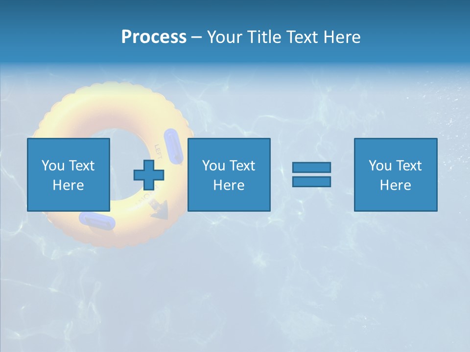 Greeting Card Water Park Fourth Of July PowerPoint Template