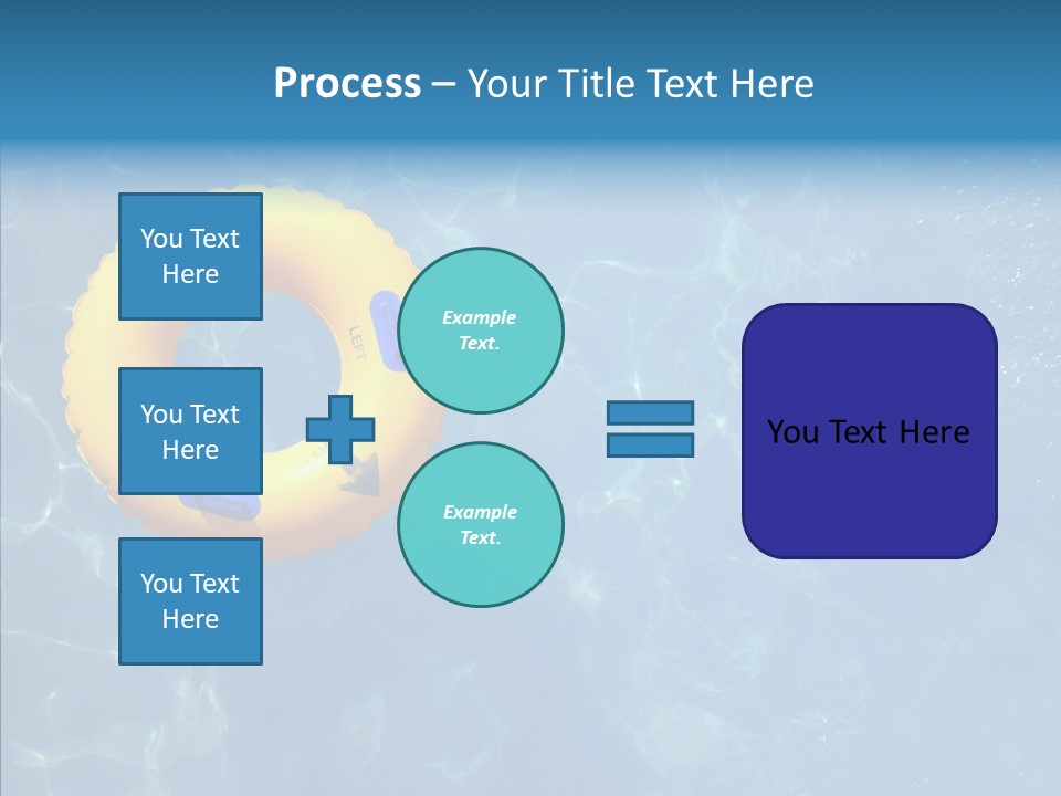 Greeting Card Water Park Fourth Of July PowerPoint Template