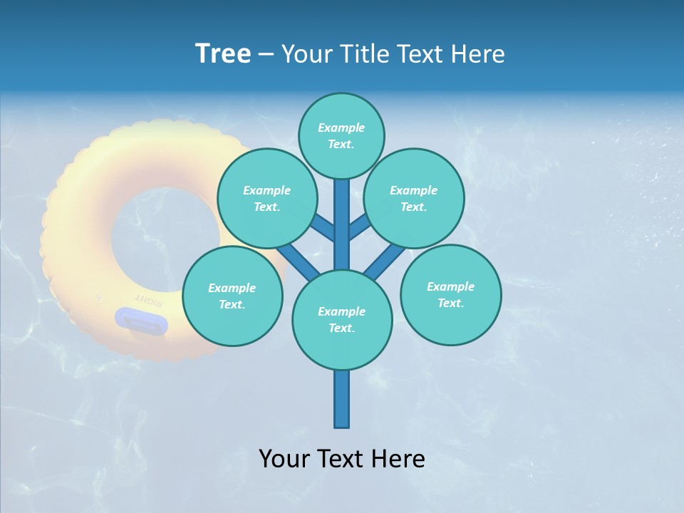 Greeting Card Water Park Fourth Of July PowerPoint Template