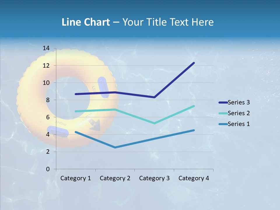Greeting Card Water Park Fourth Of July PowerPoint Template