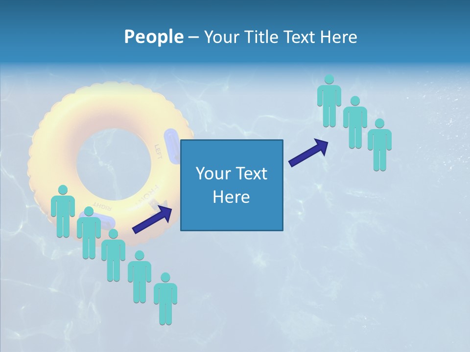 Greeting Card Water Park Fourth Of July PowerPoint Template