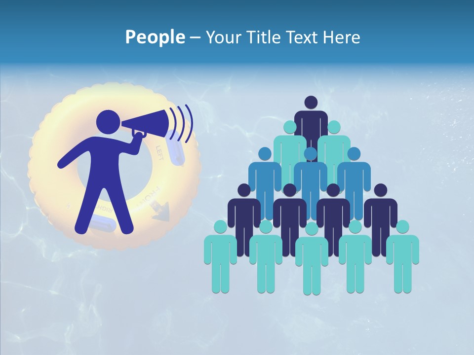 Greeting Card Water Park Fourth Of July PowerPoint Template