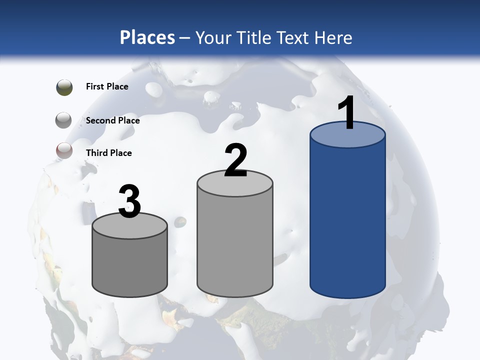 Geography Cold Drifts PowerPoint Template