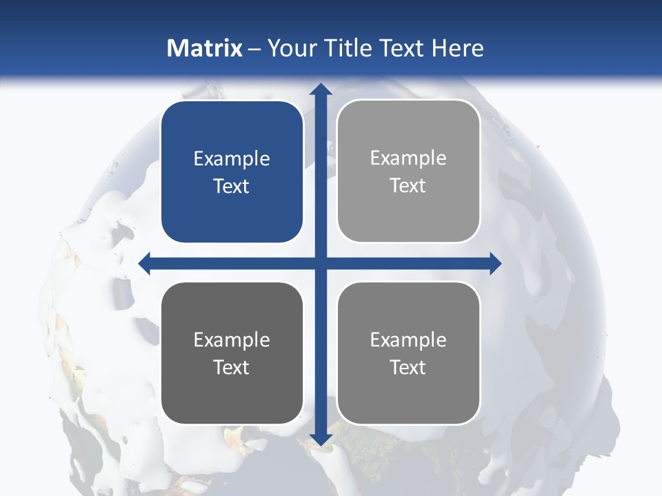 Geography Cold Drifts PowerPoint Template