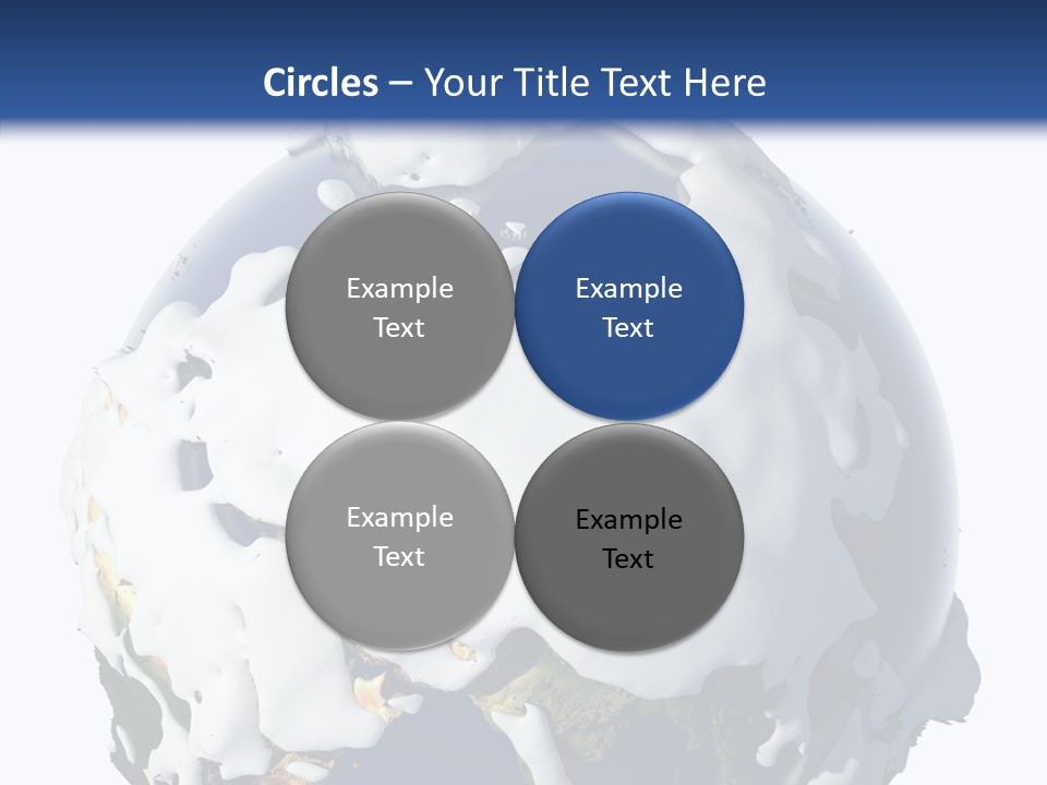 Geography Cold Drifts PowerPoint Template