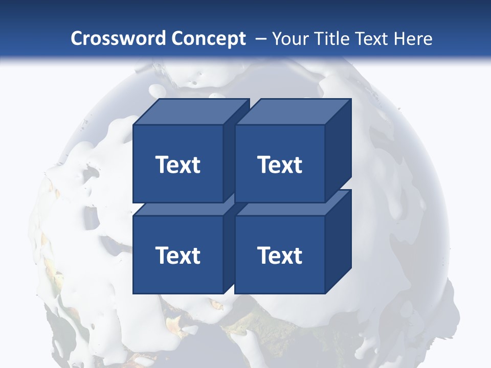 Geography Cold Drifts PowerPoint Template