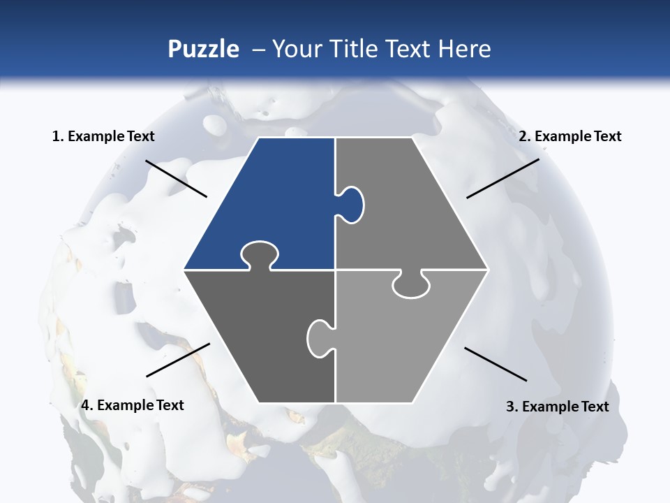Geography Cold Drifts PowerPoint Template