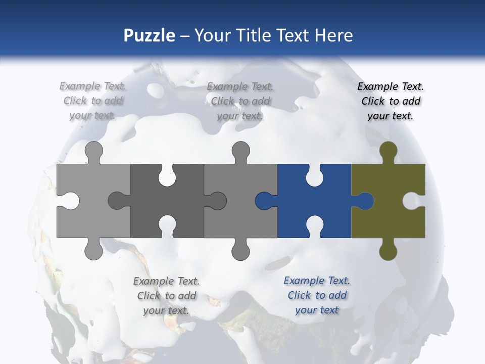 Geography Cold Drifts PowerPoint Template