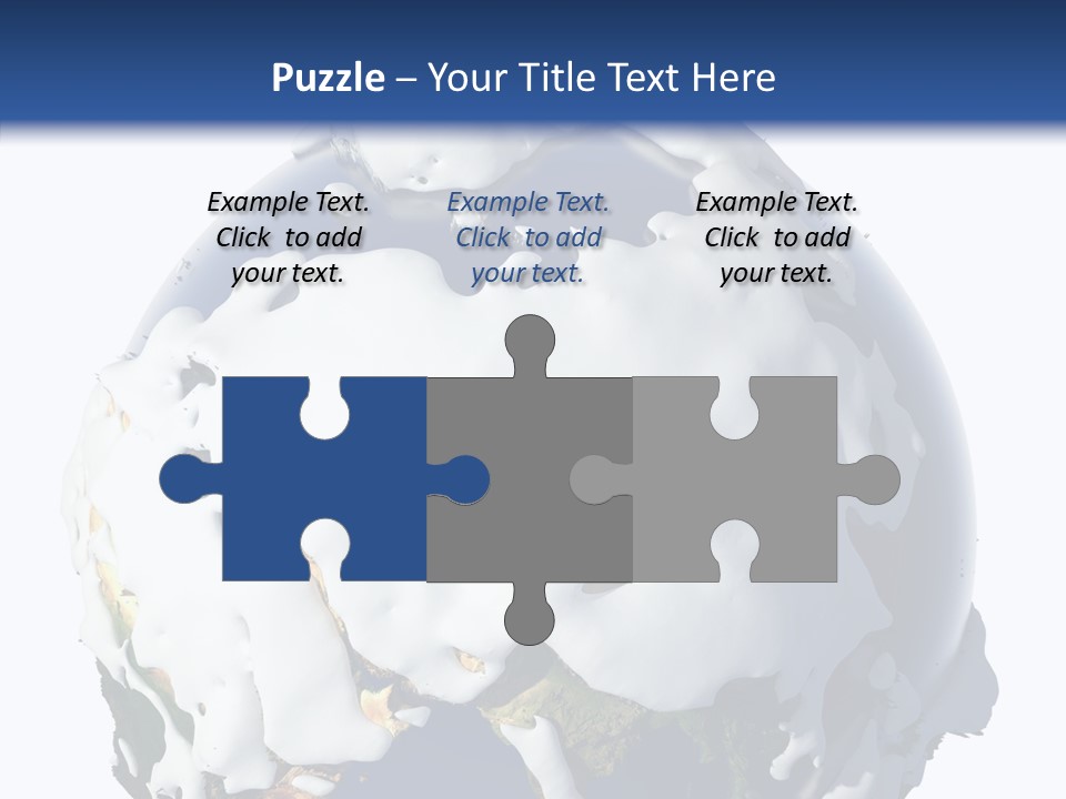 Geography Cold Drifts PowerPoint Template