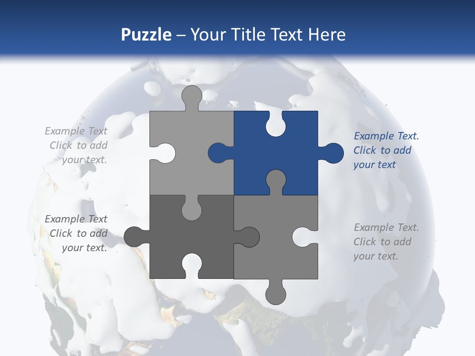 Geography Cold Drifts PowerPoint Template