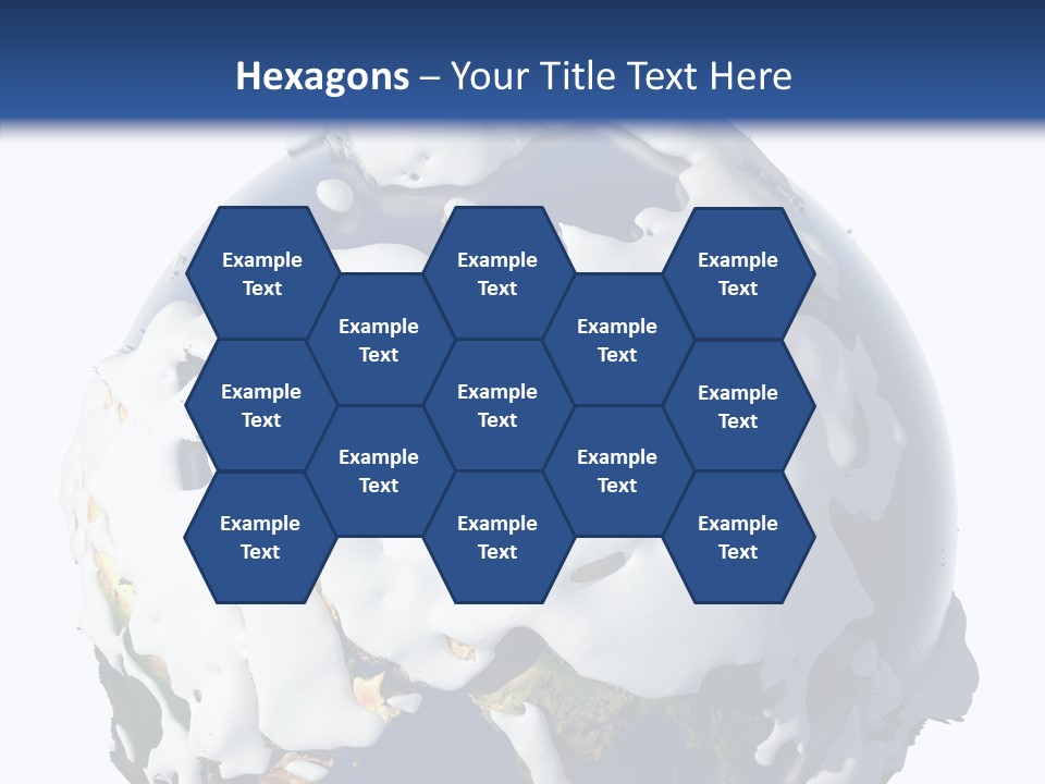 Geography Cold Drifts PowerPoint Template