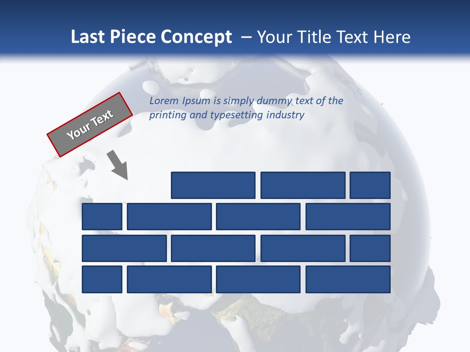 Geography Cold Drifts PowerPoint Template