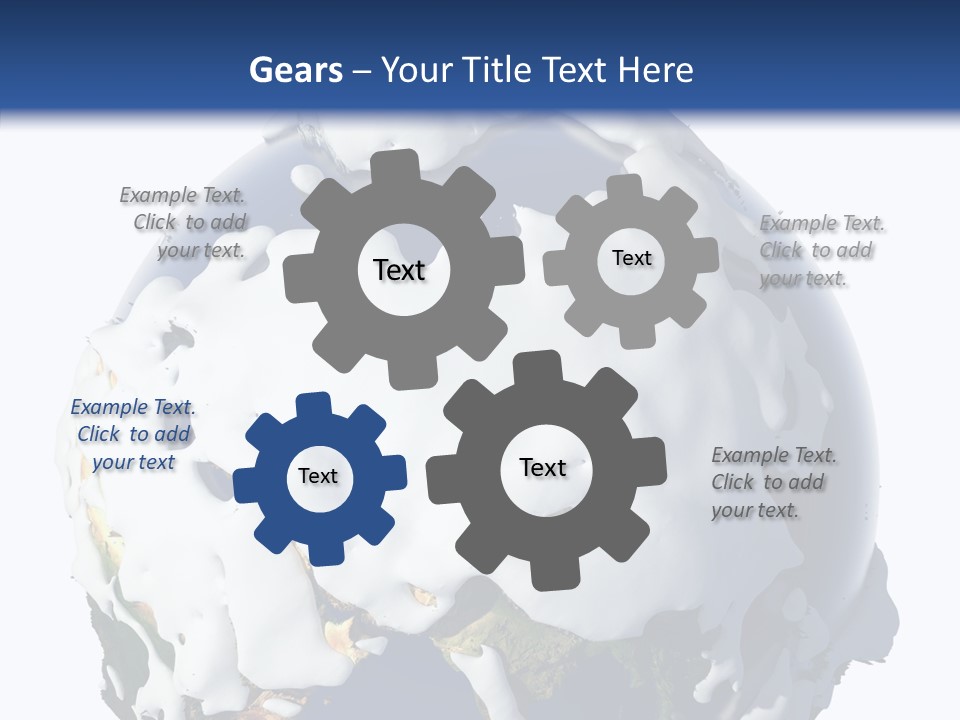 Geography Cold Drifts PowerPoint Template