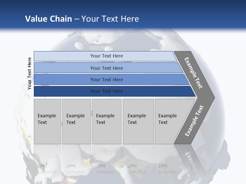 Geography Cold Drifts PowerPoint Template