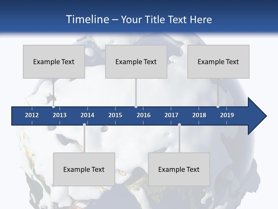 Geography Cold Drifts PowerPoint Template