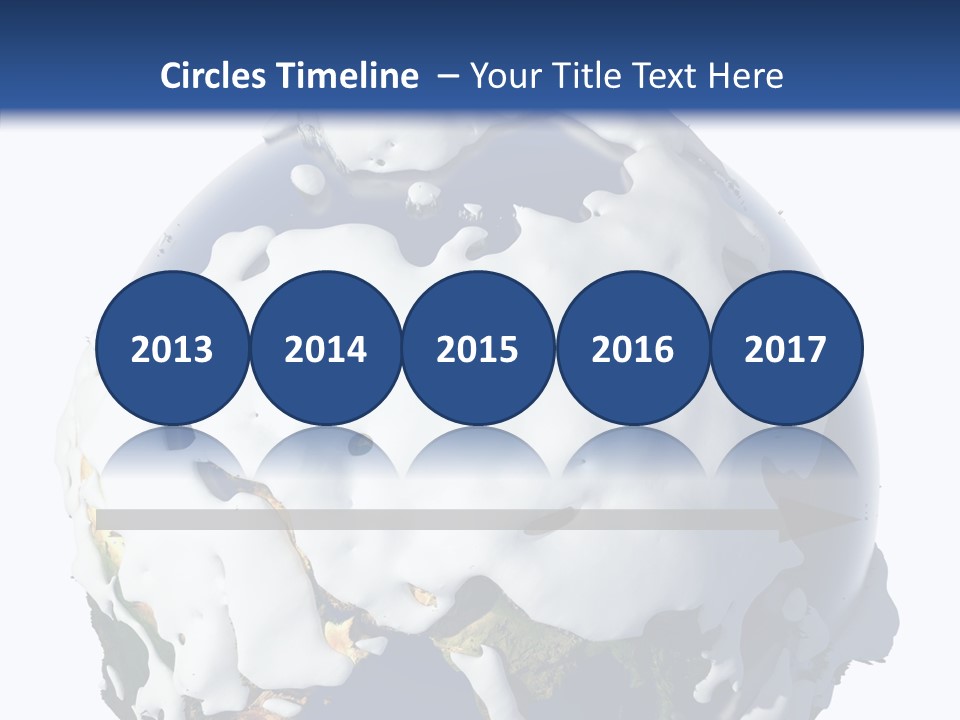 Geography Cold Drifts PowerPoint Template