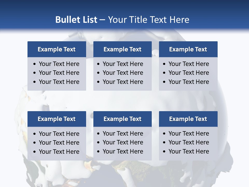 Geography Cold Drifts PowerPoint Template