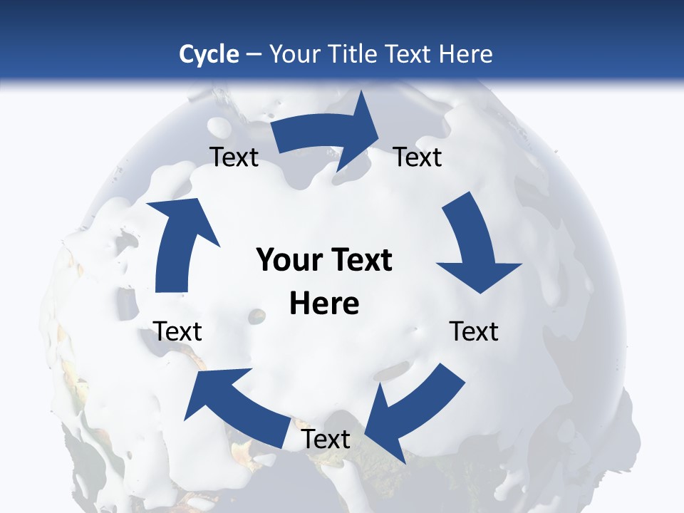 Geography Cold Drifts PowerPoint Template