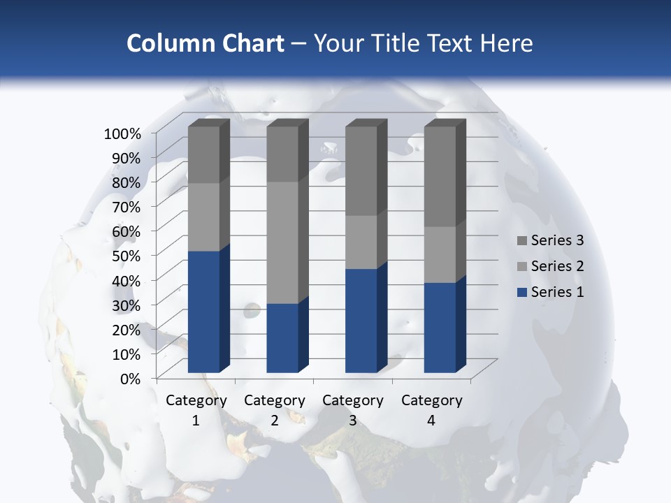 Geography Cold Drifts PowerPoint Template