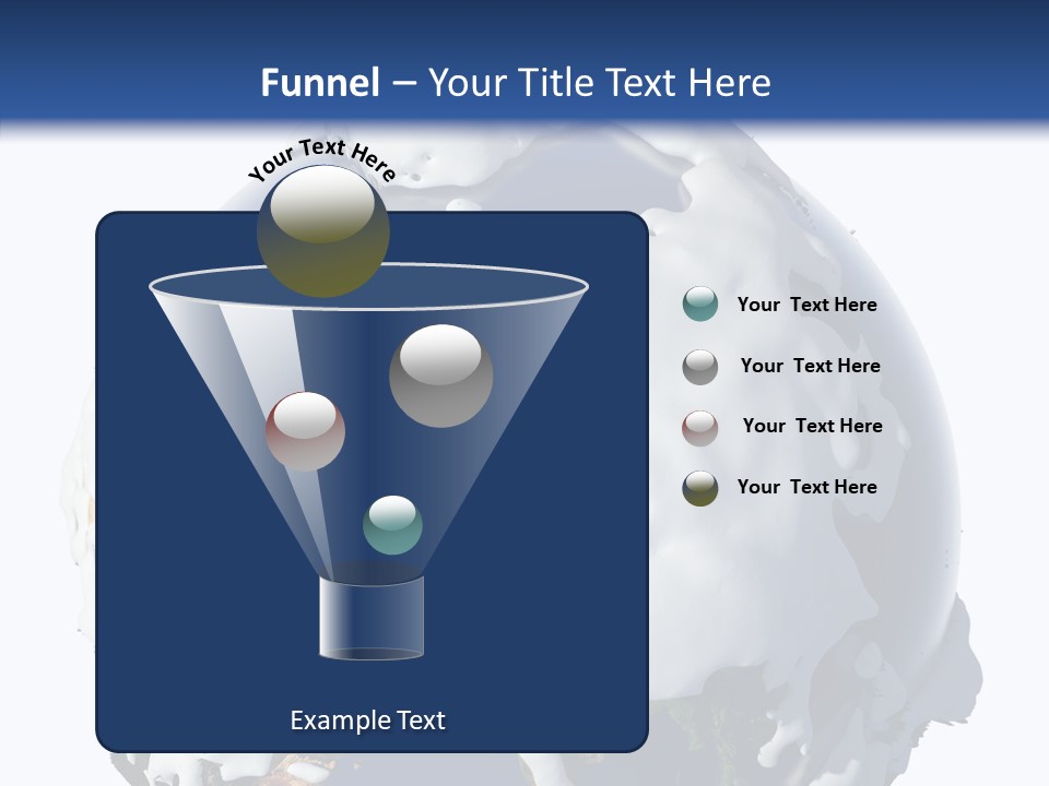Geography Cold Drifts PowerPoint Template