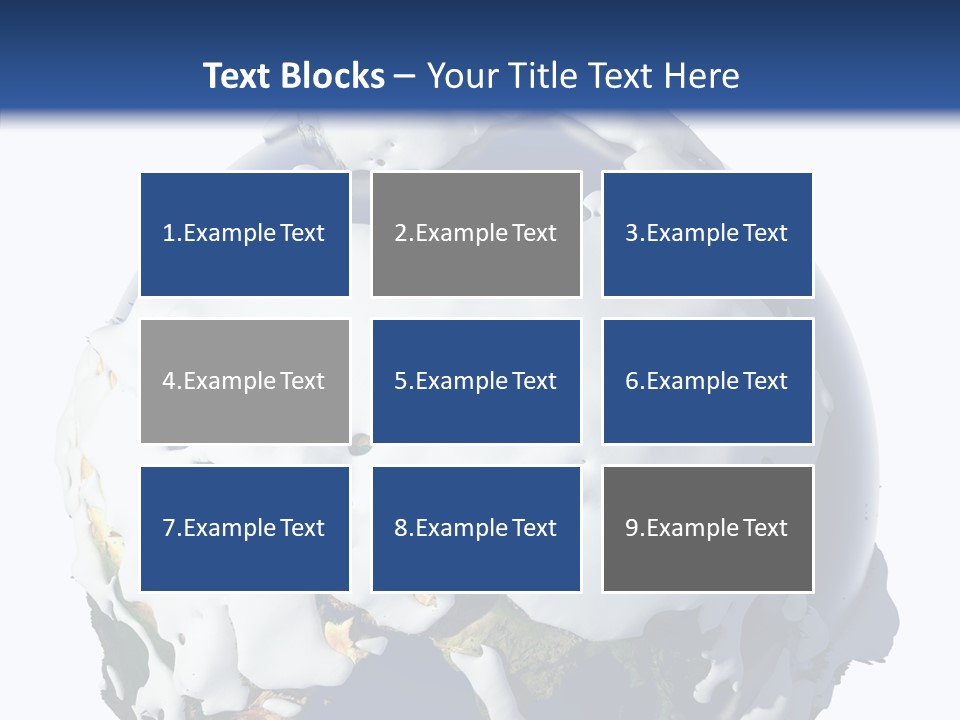 Geography Cold Drifts PowerPoint Template