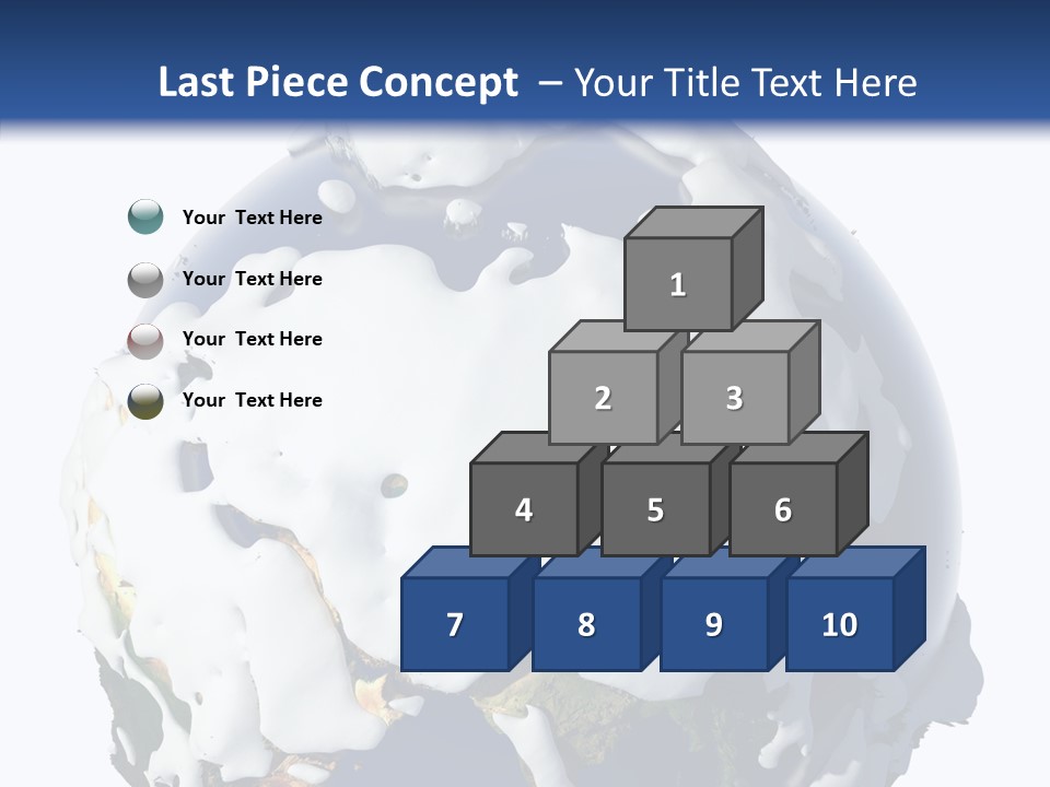 Geography Cold Drifts PowerPoint Template