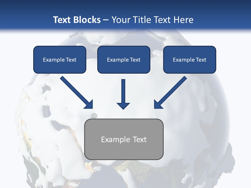Geography Cold Drifts PowerPoint Template