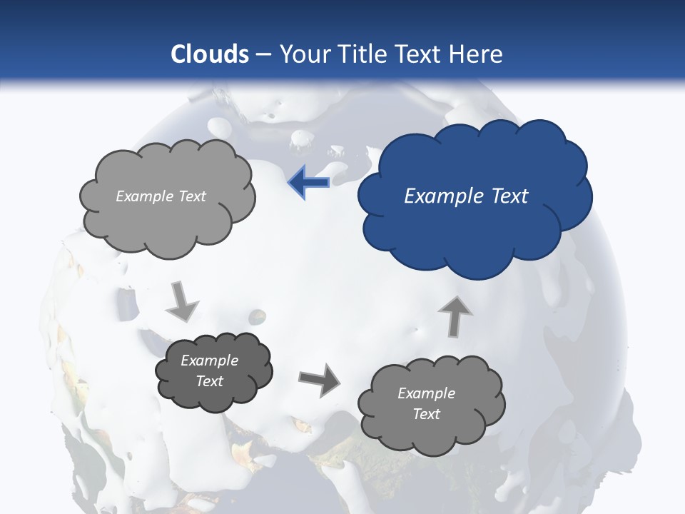 Geography Cold Drifts PowerPoint Template