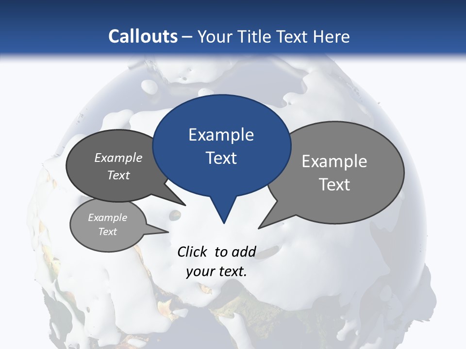 Geography Cold Drifts PowerPoint Template