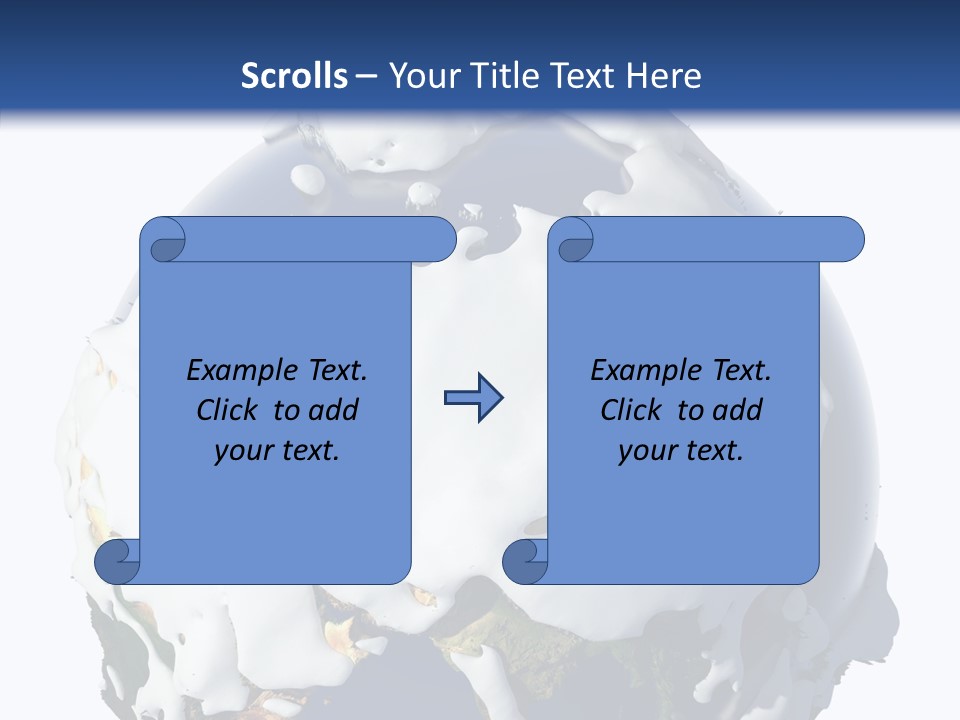 Geography Cold Drifts PowerPoint Template