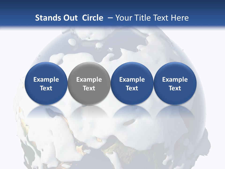 Geography Cold Drifts PowerPoint Template