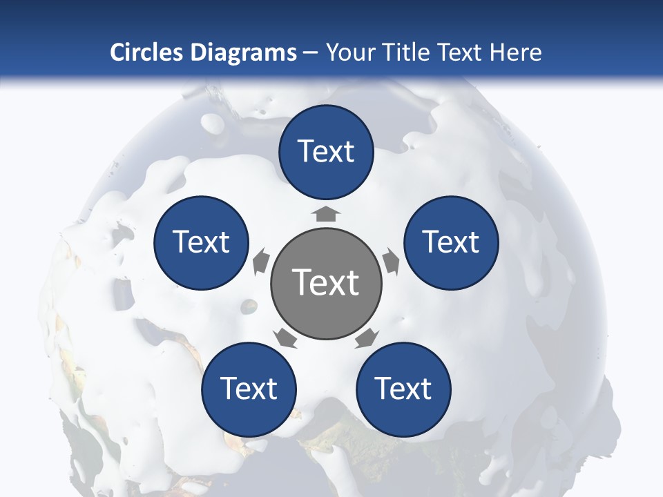 Geography Cold Drifts PowerPoint Template