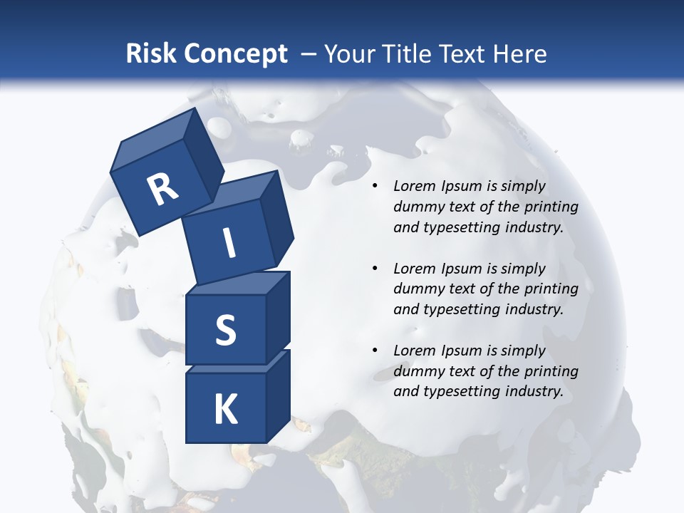 Geography Cold Drifts PowerPoint Template