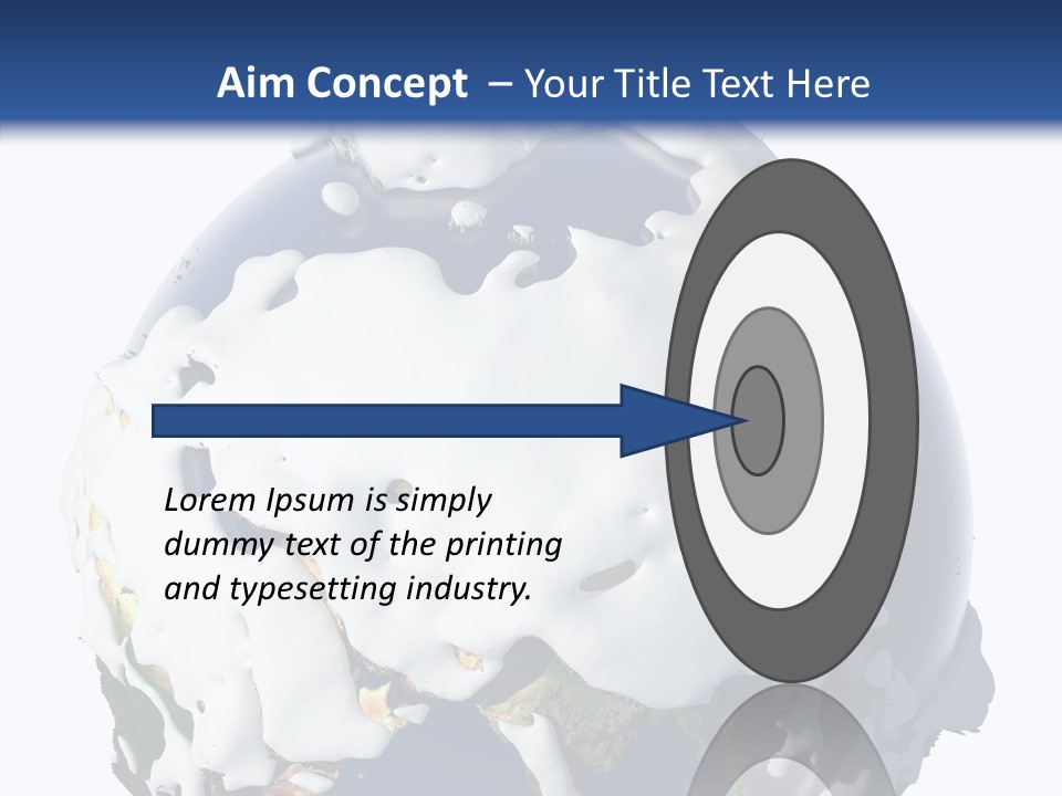 Geography Cold Drifts PowerPoint Template