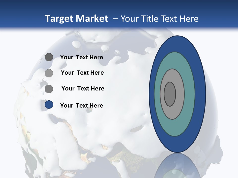 Geography Cold Drifts PowerPoint Template