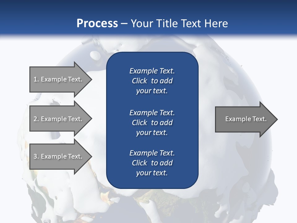 Geography Cold Drifts PowerPoint Template