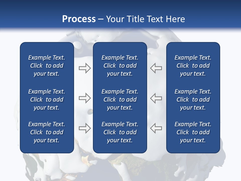 Geography Cold Drifts PowerPoint Template