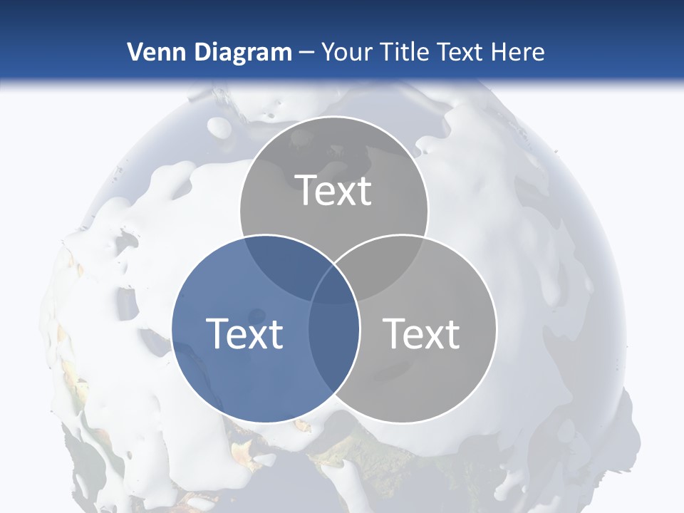 Geography Cold Drifts PowerPoint Template
