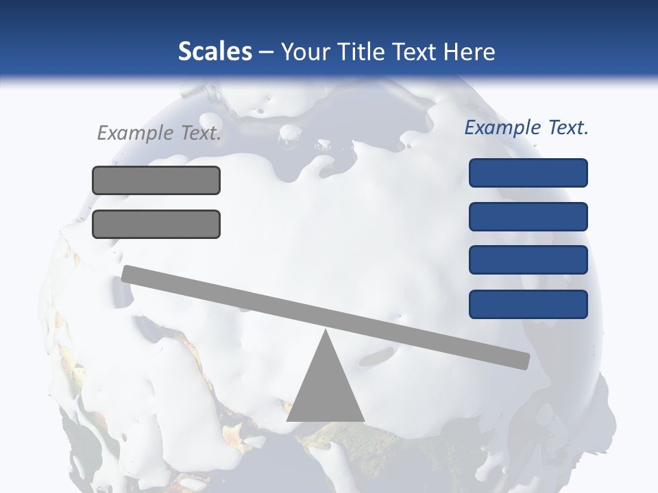 Geography Cold Drifts PowerPoint Template