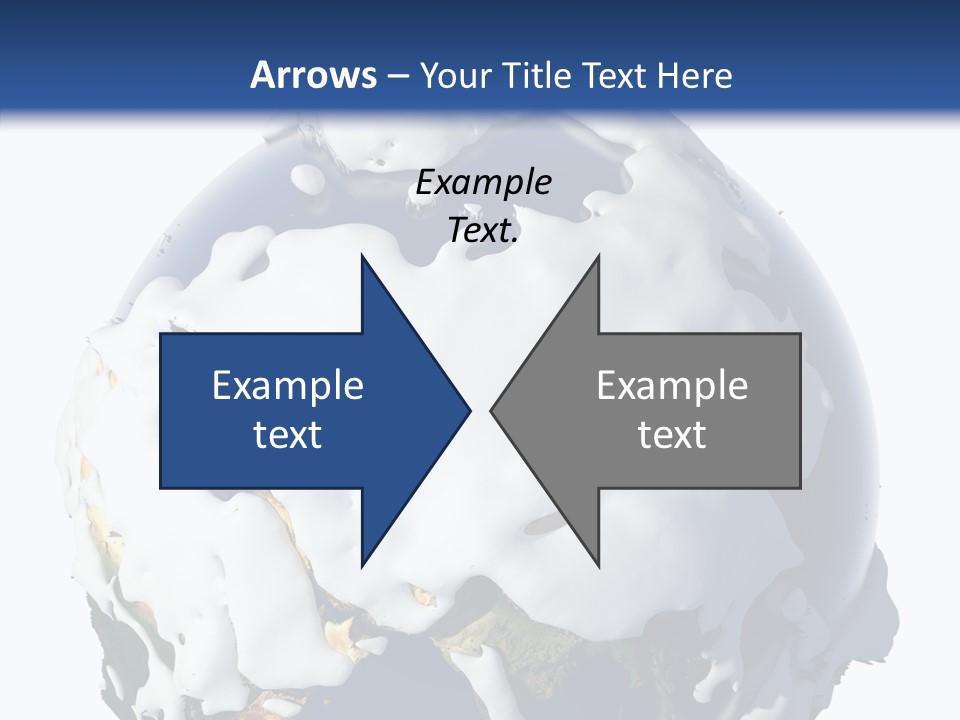 Geography Cold Drifts PowerPoint Template