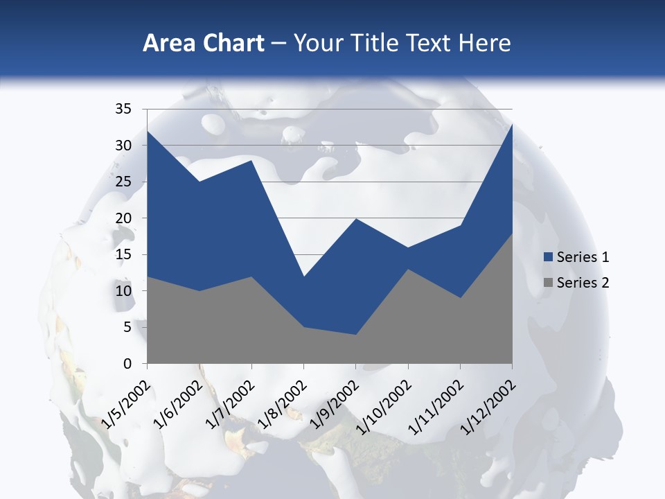 Geography Cold Drifts PowerPoint Template