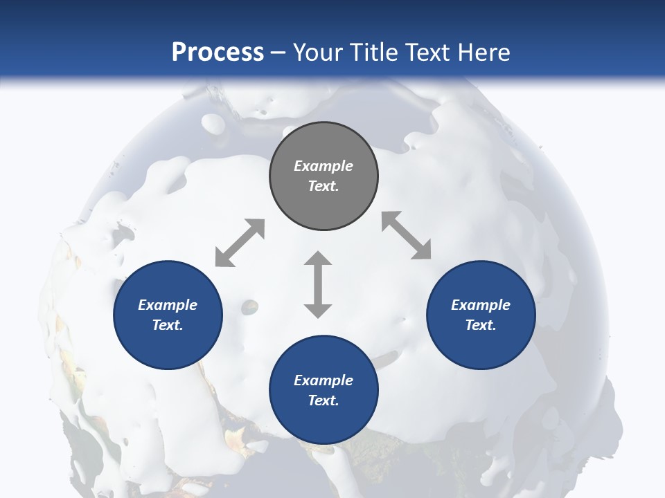 Geography Cold Drifts PowerPoint Template