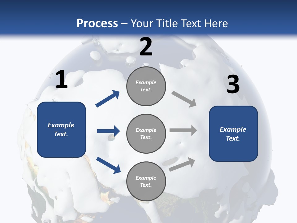Geography Cold Drifts PowerPoint Template