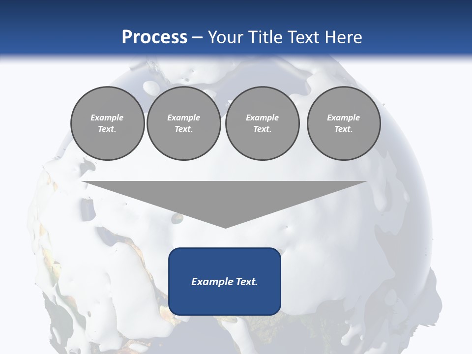 Geography Cold Drifts PowerPoint Template