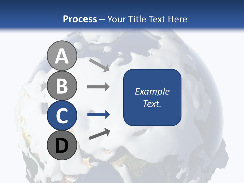 Geography Cold Drifts PowerPoint Template
