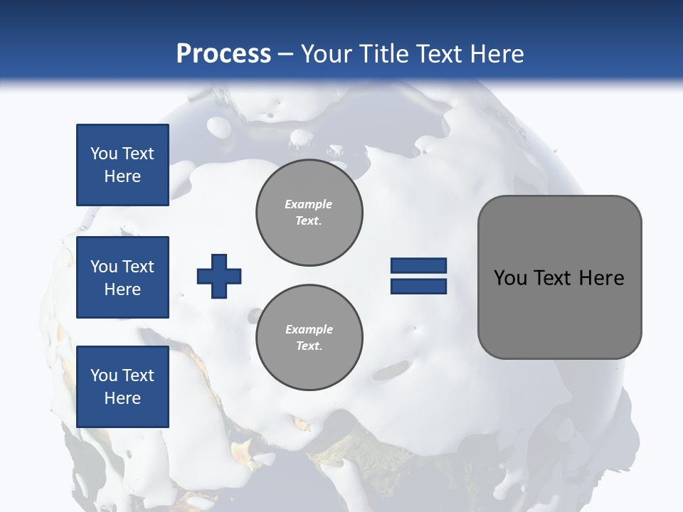 Geography Cold Drifts PowerPoint Template