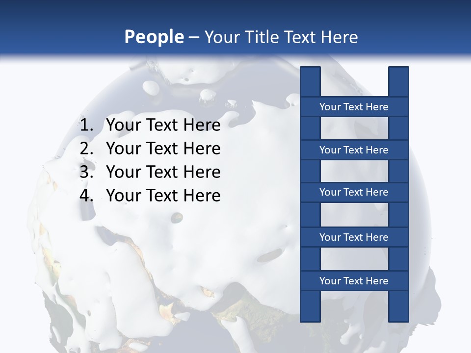 Geography Cold Drifts PowerPoint Template