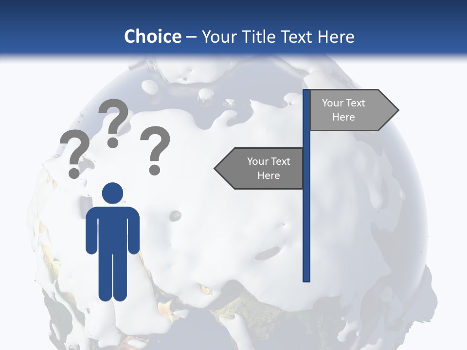 Geography Cold Drifts PowerPoint Template